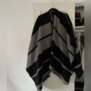 Zara knit poncho